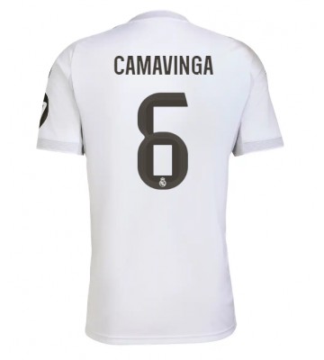 Real Madrid Eduardo Camavinga #6 Replica Home Stadium Shirt 2025-26 Short Sleeve